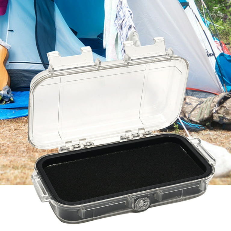 Cheers.US Portable Anti-impact Waterproof Dry Storage Box Watertight Box  Dry Box Case Container Fishing Storage Case Outdoor Products for Fishing  Camping 