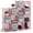 Pink, variant on Sorbus 6 Cube Storage Shelf Organizer, Waterproof Cubby for Closet or Bedroom, Black