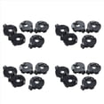 thumbnail image 1 of Enchufe Sostenedor de Bateria Pila de Boton Celula de Moneda CR2016 2025 2032 Negro 20 Pzs, 1 of 4