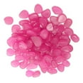 thumbnail image 2 of 100pcs Fish Tank Fluorescent Pebble Garden Parterre Decor Glow Stone Green, 2 of 9