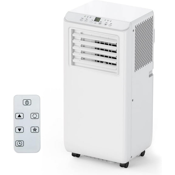 Garvee 8000 BTU Portable Air Conditioner, 3-in-1 Freestanding AC Unit, 350 Sq.Ft Coverage, White