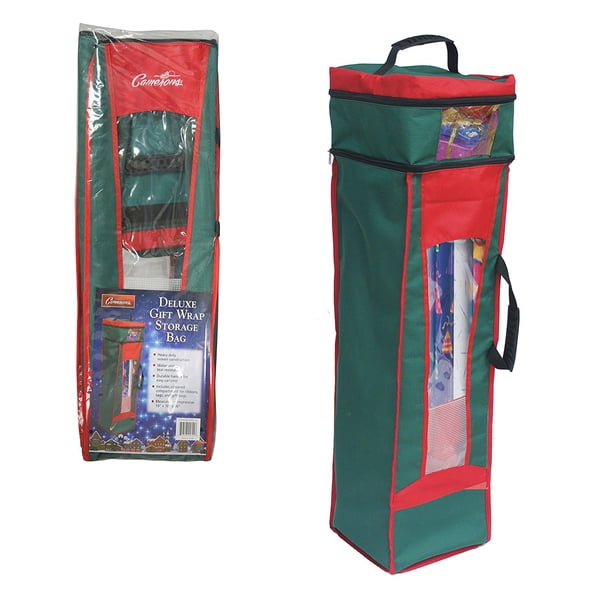 Wrapping Paper Storage Bag Heavy Duty Christmas Gift Wrap Bag with