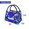 thumbnail image 3 of Geometry Dash Lunch Bag Portable Reusable Tote Bag Lunch Box Insulated Cooler Bag Grocery Bag, 3 of 9