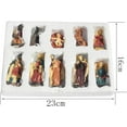 thumbnail image 2 of Pesebre Navideño Tradicional - 10 Figuras De Pesebre Navideño, Figuras De Pesebre Navideño, Figuras De Pesebre Navideño Estatua De Jesús, Figuras De Pesebre Navideño De Resina, Manualidades, 2 of 5