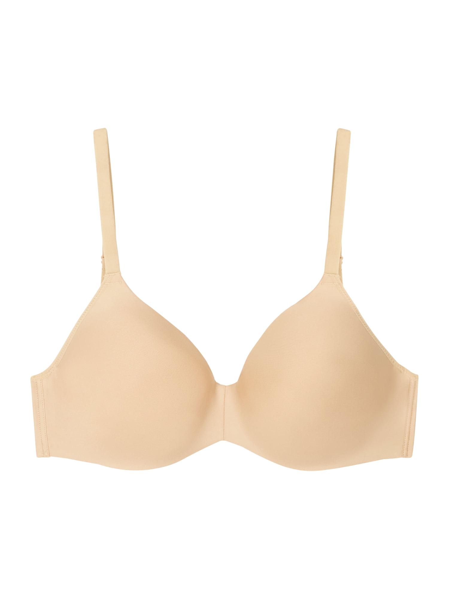 Hanes Women's Natural Lift Underwire Bra, Moisture-Wicking, Convertible Straps