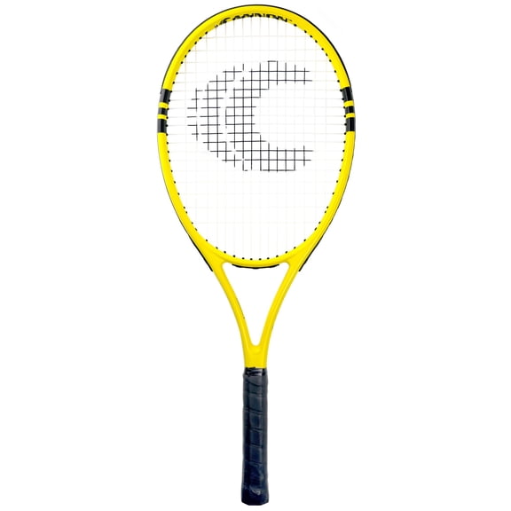 Cannon Sports 27 Inch Adult Tennis Racket – Pre-Strung 100 Square Inch Head - Lightweight Durable Frame for Enhanced Power & Control - Suitable for Beginners & Intermediate Players (4 3/8 inches)