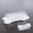 thumbnail image 3 of AMLESO Flower Arrangement Arranging Base Holder Floral Vase Pot Lightweight Flower Frog White Rectangle, 3 of 8