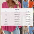 thumbnail image 3 of Nmnitkp Oversized Women's Short Sleeve T-Shirts Ruffle Sleeve Crew Neck T-Shirt, Loose Fit Solid Color Flowy Summer Tops for Daily Wear Hot Pink,L, 3 of 6