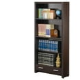 thumbnail image 5 of Home Square 3 Piece Set with Desk Mobile File Cabinet and Bookcase in Cappuccino, 5 of 8