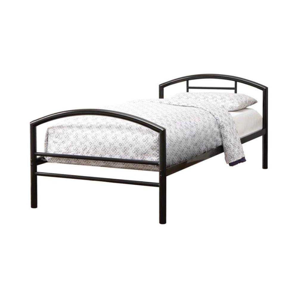 Simple Relax Twin Bed in Black Finish