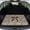 Camo Brown Bow Pattern, variant on Jeiento Purple Sunset Palm Reflection Car Trunk Mat 29"x39", Scratch Resistant Washable Rear Cargo Liner Tropical Beach Car Accessory