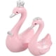 thumbnail image 1 of KAKOWELY 2 piezas de cisne de resina para decoración de bodas, manualidades de cisne, adorno de cisne para coche, 1 of 5