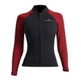 thumbnail image 2 of Chaqueta de Secado Rápido Sunnimix Traje de Neopreno Nadar Surf En Húmedo Top Mujer Rojo XL, 2 of 8