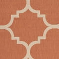 thumbnail image 3 of SAFAVIEH Courtyard Becky Geometric Indoor/Outdoor Area Rug, Terracotta, 5'3" x 7'7", 3 of 4