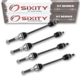 thumbnail image 2 of 4 pc Sixity XT Front Rear Left Right Axle compatible with Yamaha Viking 700 2015 - YXM700DFR 4X4, 2 of 3