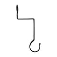 thumbnail image 4 of Renovator's Supply Christmas Stocking Holder Black Wrought Iron 10" H Pigtail Stockings Hanger, 4 of 8