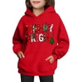 thumbnail image 5 of BaoFuBaoMei Hoodies for Boys Girls Christmas Merry Christmas Long Cuffed Sleeve Sweatshirt Tops with Pockets Loose Hooded Fall Clothes for Christmas Dinner Vacation Holiday, 5 of 8