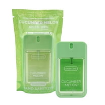 Smart Care Compact Travel Essentials Hand Sanitizer Spray, Cucumber Melon, 1 oz
