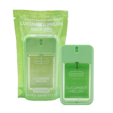 Smart Care Compact Travel Essentials Hand Sanitizer Spray, Cucumber Melon, 1 oz