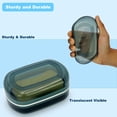 thumbnail image 6 of Travel Soap Container, Bar Soap Holder, Portable Soap Case, Soap Dish with Lid for Traveling, Camping, Gym, Bathroom (Blue Style-1), 6 of 7
