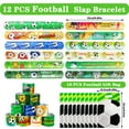 thumbnail image 2 of sixwipe 134 Pcs Soccer Party Favors Set with Goodie Bags, Soccer Themed Birthday Party Supplies, Bracelet Key Chains Stickers and Gift Bags for Football Party Supplies Soccer Party Decorations, 2 of 8