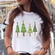 thumbnail image 3 of Camiseta de Año Nuevo con estampado de gato y Animal para mujer, ropa con estampado de Feliz Navidad, playera estampada para mujer, 3 of 5