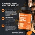 thumbnail image 3 of Suplemento BalanceGenics, cúrcuma y curcumina, 1000 mg, 60 cápsulas, 3 of 9