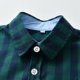 thumbnail image 7 of Baby Boy's Short Sleeve Shirt Summer Button-Up Formal Dress Shirts, 7 of 7