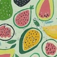 thumbnail image 5 of Patifu Fruit Vegetables Pattern Bathroom Shower Curtain Set with Hooks 100% Polyester Waterproof Fabric, Vibrant HD Print, Easy Install and Maintain 69"x72, 5 of 7