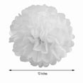 thumbnail image 2 of BalsaCircle 6 Pieces White 10" Paper Pom Poms Balls Bridal Event Birthday Party Decorations, 2 of 5