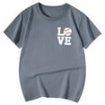 thumbnail image 6 of Hiijoy Little Girls Baseball Graphic Tshirt Loose Short Sleeve Casual Sports T-Shirt Tee, 6 of 6