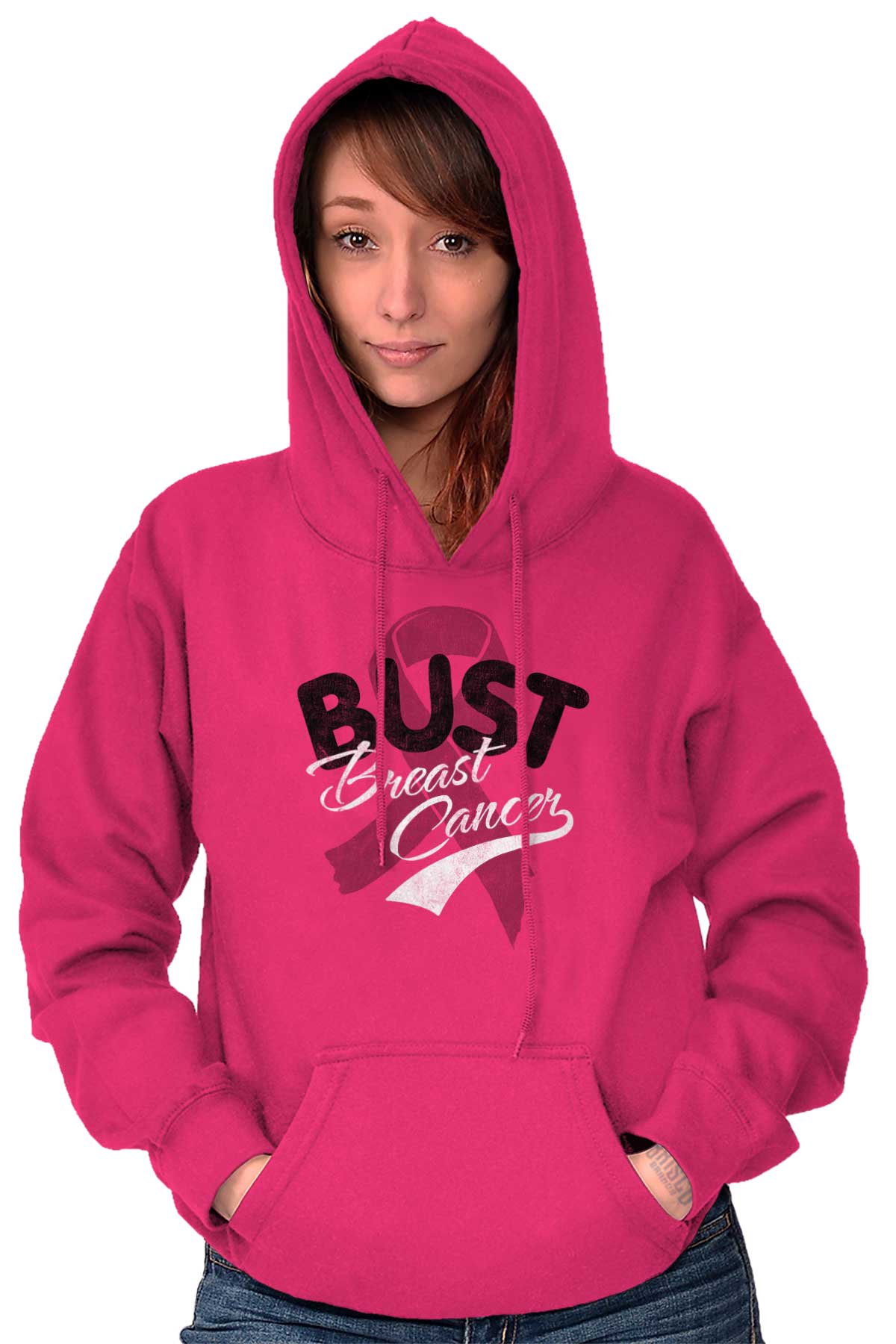 Breast Cancer Awareness Womens Hooded 
