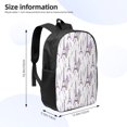 thumbnail image 2 of Xecao Lavender Flowers print Travel Backpack, Large Computer Backpack for Men Women, College School Rucksack Book Bag, 2 of 5