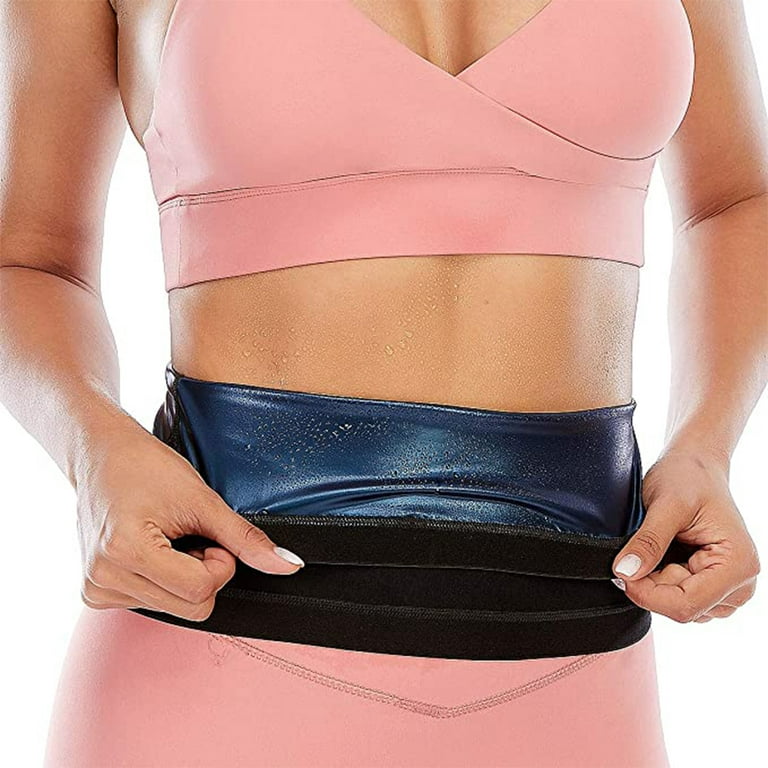 Lilvigor Waist Trainer Trimmer Sweat Belt Band for Women Lower Belly Fat Sauna  Slimming Belt Suit Workout 