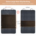 thumbnail image 4 of F-color SUV Cargo Liner para perros, resistente al agua, funda de carga para mascotas, funda para asiento de perro, alfombrilla para SUV, sedanes, furgonetas, con protector de solapa de parachoques, a, 4 of 5