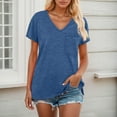 thumbnail image 3 of Kureaily Pocket Detail Short Sleeve T Shirt With Contrast Trim Casual Comfort Fit Tee Top For Everyday Wear Casual T Shirts, 3 of 6