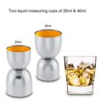 thumbnail image 4 of 20/40ml Jigger doble cara licor cóctel vino taza medidora bebida Bar fiesta acero inoxidable, 4 of 8