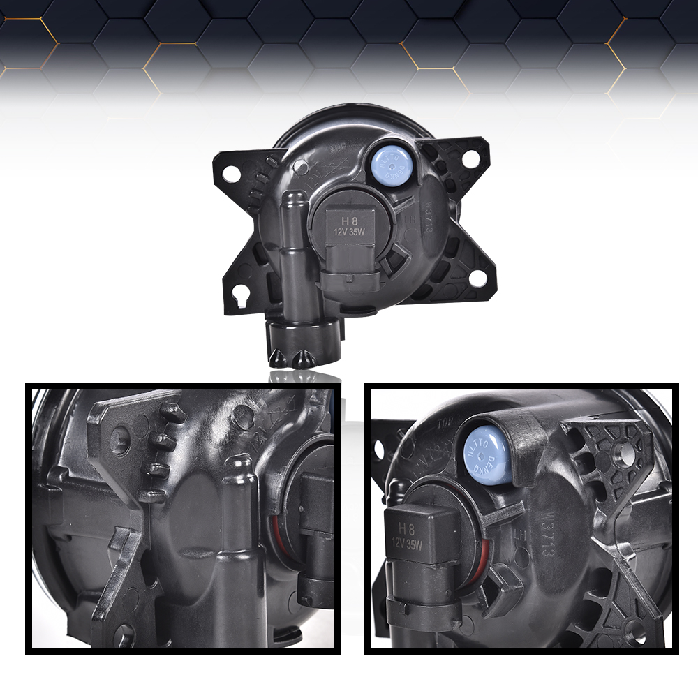 PIT66 Fog Lights, Fit For 2018 2019 2020 Honda Fit Fog Lights Lamps with Assembly Left&Right Side