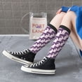 thumbnail image 3 of Lsque Leopard Print Printed Crew Socks Men's Women's LightWeight Thin Casual Calf Socks ,Knee High Socks,Cotton Socks, 3 of 9