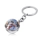thumbnail image 1 of Llavero De Metal De Muñeco De Nieve De Navidad Bolas De Cristal De Doble Cara Colgante De Llavero Regalo De Navidad Para Niños Hermanas Amigos Moyic AP007131-02, 1 of 5