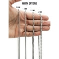 thumbnail image 7 of Silver Chain - Mens White Chain / Franco Chain, 7 of 7