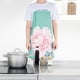 thumbnail image 3 of Letras impresas Ropa a prueba de aceite de moda, Delantal ajustable colgante de cocina portátil para el hogar Delantal de cocina de alto grado creado magistralmente, 3 of 8