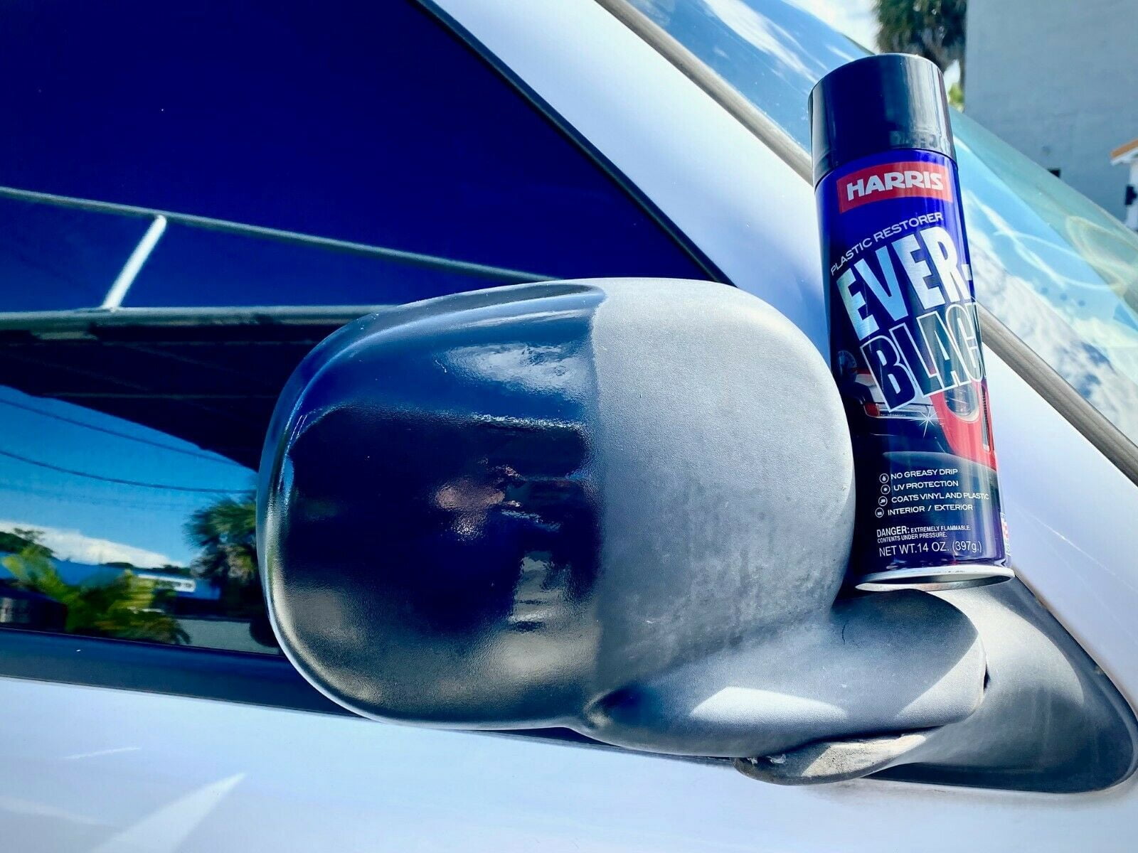 Harris Ever-Black 13oz Plastic-Trim Restorer Back to Black is not a Tire Shine