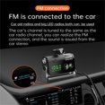 thumbnail image 3 of DPTALR Émetteur FM Mains Libres Bluetooth Adaptateur Radio Sans Fil Kit pour Voiture Lecteur Mp3 USB, 3 of 9