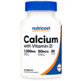 thumbnail image 1 of Nutricost Calcio Con Vitamina D Fortalece Huesos, 60 Tabs, 1 of 2