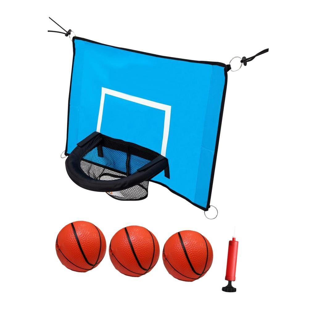 harayaa Basketball Hoop for Trampoline Basketball Training Outside Indoor Outdoor Sports Style D