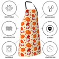 thumbnail image 5 of Naloa Gnomes Pumpkin And Mushrooms Apron Kitchen Aprons with Pockets for Women Men Chef, 5 of 8