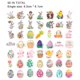 thumbnail image 2 of 50/100 pegatinas adhesivas de Pascua para niños y adultos, decoración para el hogar, aula, guardería, suministros para fiestas, Pascua, 2 of 6