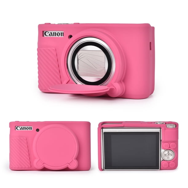 Funda de silicona para cámara Canon SX740 de MUZIRI KINOKOO, color rojo