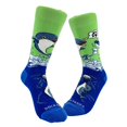 thumbnail image 4 of Dolphins and Soccer Socks from the Sock Panda (Adult Small - Shoe Sizes 2-5), 4 of 6